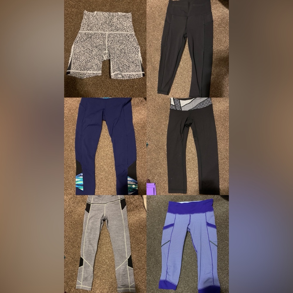Lot of 13 sz 4 womens lululemon bottoms
